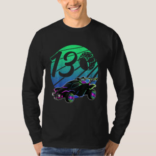 Kids Retro I 13rd Birthday I Rc Cars I Soccer Ball T-Shirt