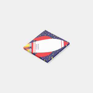 Kids Rocket Ship Outer Space Cute Post-it Notes