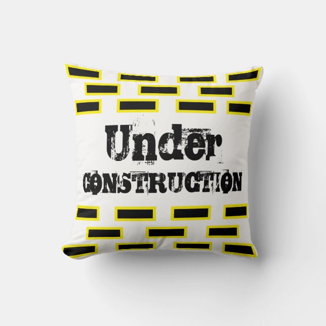 Kids room décor, Construction theme kids bedroom,  Throw Pillow (Front)