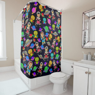 Kids Room Retro Robots and Astronauts