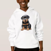Kid's Rottweiler Puppy Hoodie