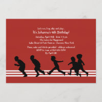 Kids Run Invitation