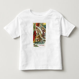 Kids Running to Greet Santa Toddler T-shirt
