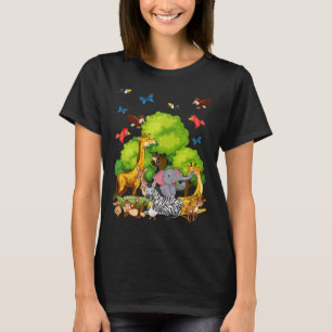 Kids Safari Animal Lovers T-Shirt
