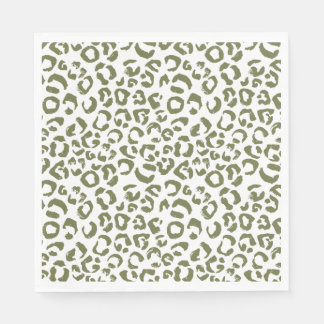 Kid's Safari Leopard Birthday Party Napkin