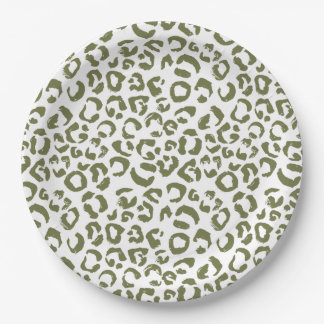 Kid's Safari Leopard Birthday Party Paper Plate
