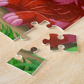 kids Safari Wilderness Creatures First name Jigsaw Puzzle