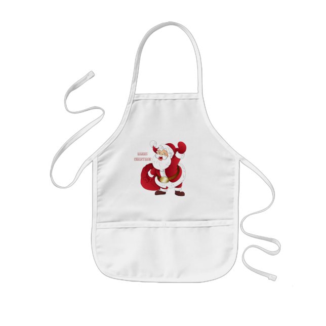 Kids Santa apron. Apron (Front)