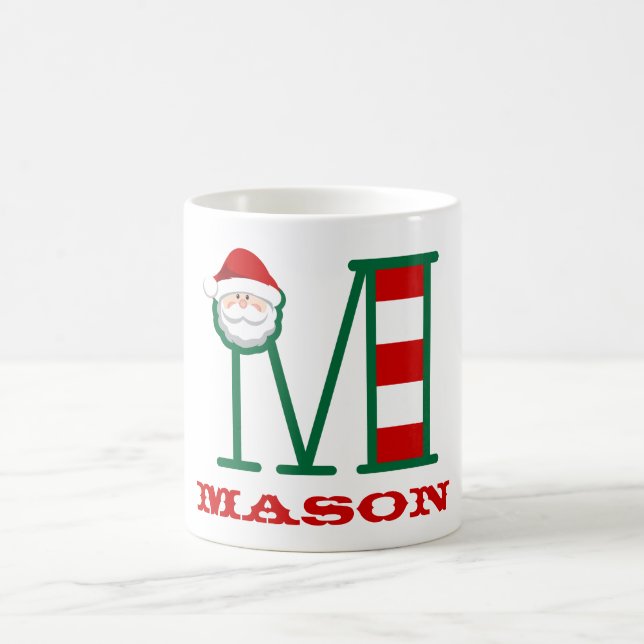 Kids Santa Mug Personalized Christmas Mug (Center)
