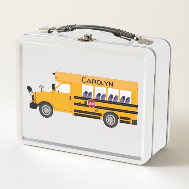 Kid's School Bus Lunchboxes Lunch Boxes (Front)