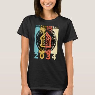 Kids School Bus Retro Vintage Kindergarten Class O T-Shirt