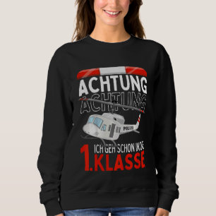 Kids School Enrolment Young School Child 1st Class Sweatshirt