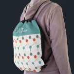 Kids Science Molecules Name   Drawstring Bag<br><div class="desc">Laboratory Science Name Drawstring Bag</div>