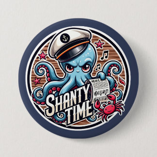 Kids Shanty Time 3 Inch Round Button
