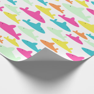 Kids Shark Pattern Wrapping Paper