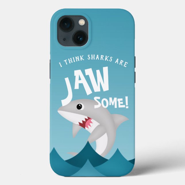 Kid's Shark Theme Case-Mate iPhone Case (Back)