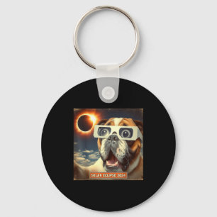 Kids Shirt Selfie English Bulldog Womens Mens Keychain