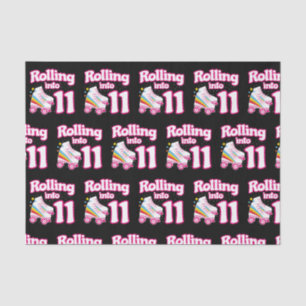 Kids Skate Party - 11th Birthday - Roller Skating Tissue Paper