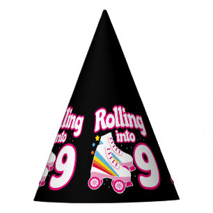 Kids Skate Party - 9th Birthday - Roller Skating Hat