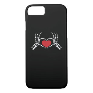 Kids Skeleton Hand Heart Valentines Day Cool Class Case-Mate iPhone Case