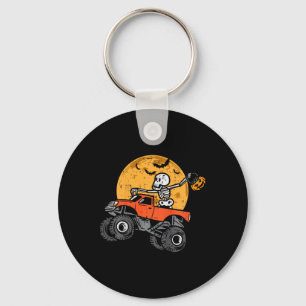Kids Skeleton Monster Truck Moon Candy Toddler Boy Keychain