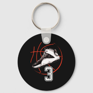Kids Sketll Shoes Sports 3rd Birthday Party Gift 3 Keychain