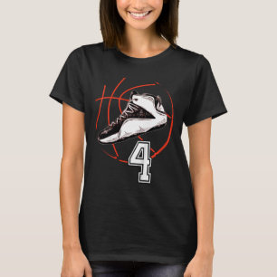 Kids Sketll Shoes Sports 4th Birthday Party Gift 4 T-Shirt