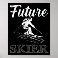 Kids skiing future skier funny skier soon to be