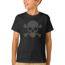Kid's Skull and Crossbones with Gold Teeth