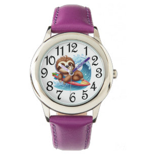 Kids Sloth Surfer  Watch