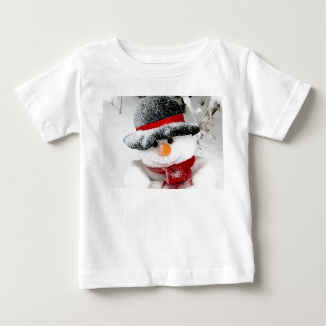 Kids snowman Tshirt (Front)