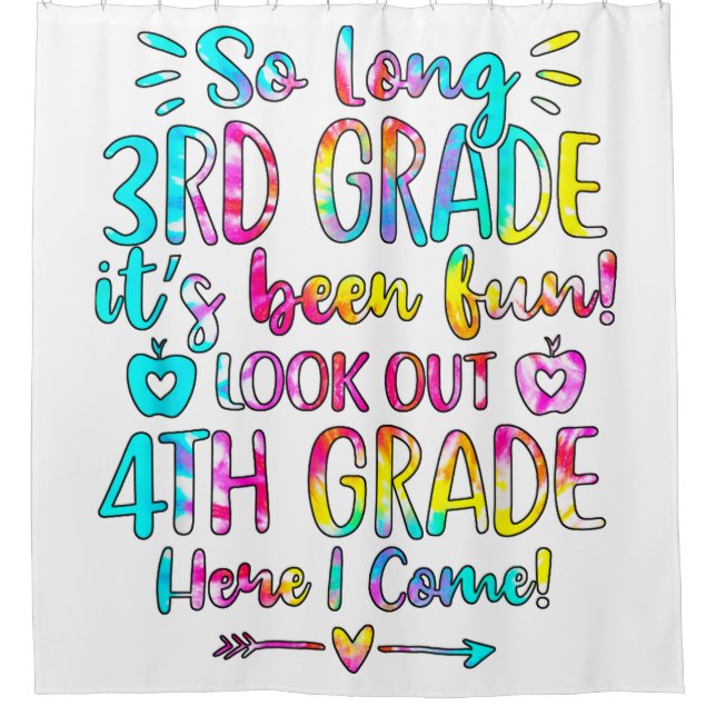 Kids So Long 3rd Grade 4th Grade Here I Come Third (Front)