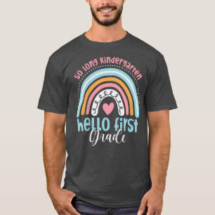 Kids So long kindergarten hello first grade Cool S T-Shirt