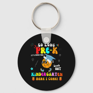 Kids So Long Pre K Kindergarten Here I Come Bysket Keychain