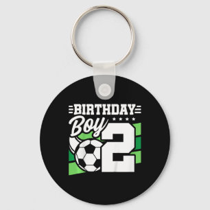 Kids Soccer Birthday Party - 2 Year Old Boy - 2nd Keychain