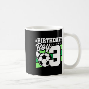 Kids Soccer Birthday Party - 3 Year Old Boy - 3rd Coffee Mug