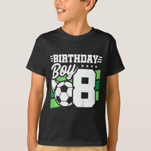 Kids Soccer Birthday Party - 8 Year Old Boy - 8th T-Shirt