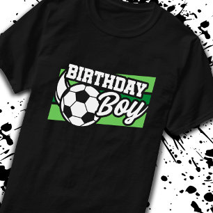Kids Soccer Birthday Party Birthday Boy T-Shirt