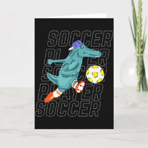 Kids Soccer Jersey T Shirt Card