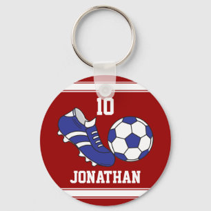 Kids soccer keychain