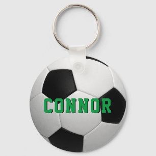 Kids Soccer Personalized Backpack Tag Keychain