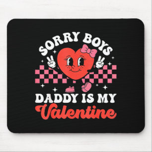Kids sorry boys daddy my valentine toddler valenti mouse pad