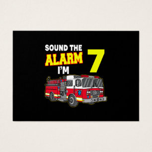 Kids Sound Alarm Im 7 Kids Fire Truck Firefighter