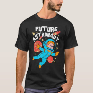 Kids Space Travel Junior Astronaut Science Future  T-Shirt