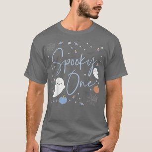 Kids Spooky One First Birthday Baby Blue Boy 1st C T-Shirt