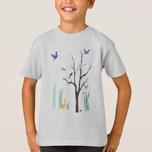 Kids Springtime T-Shirt (Front)