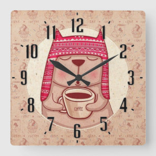 Kids Square Wall Clock