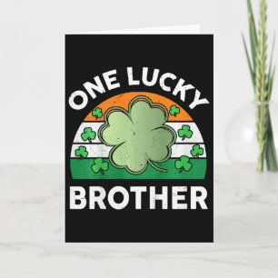 Kids St Patrick Day Shirt Toddler Boy Funny One Lu Card