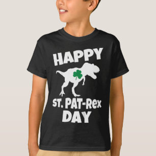 Kids St Patricks Day Dinosaur T-rex Funny Toddler  T-Shirt