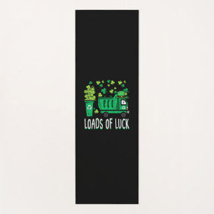Kids St Patricks Day Garbage Truck Load Of Luck To Yoga Mat